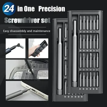 24 in 1 Screwdriver Repair Tool Box Set 